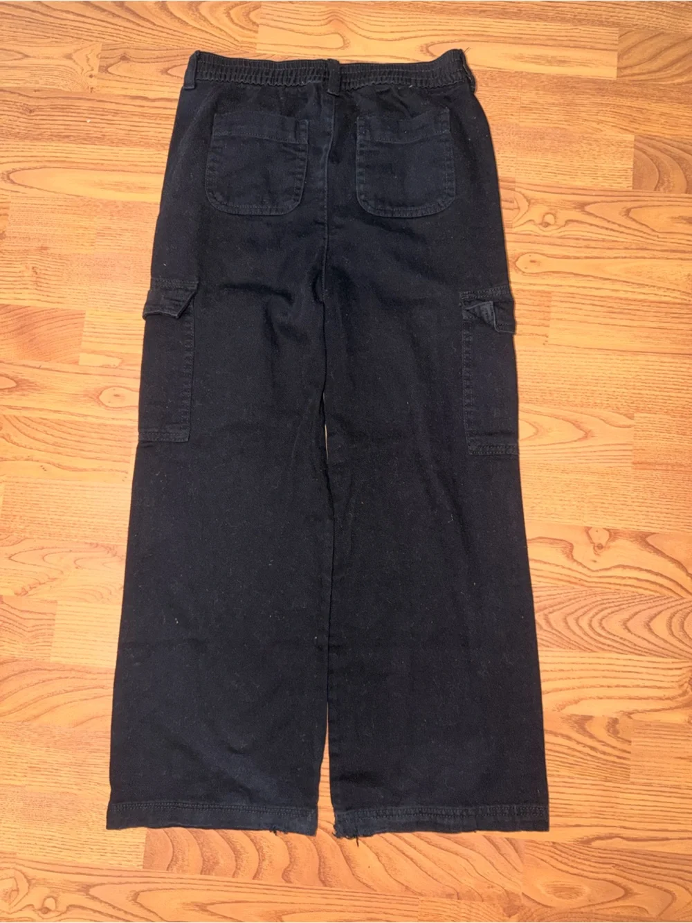 Old Navy Black Girls Cargo Pants - Utility Pockets